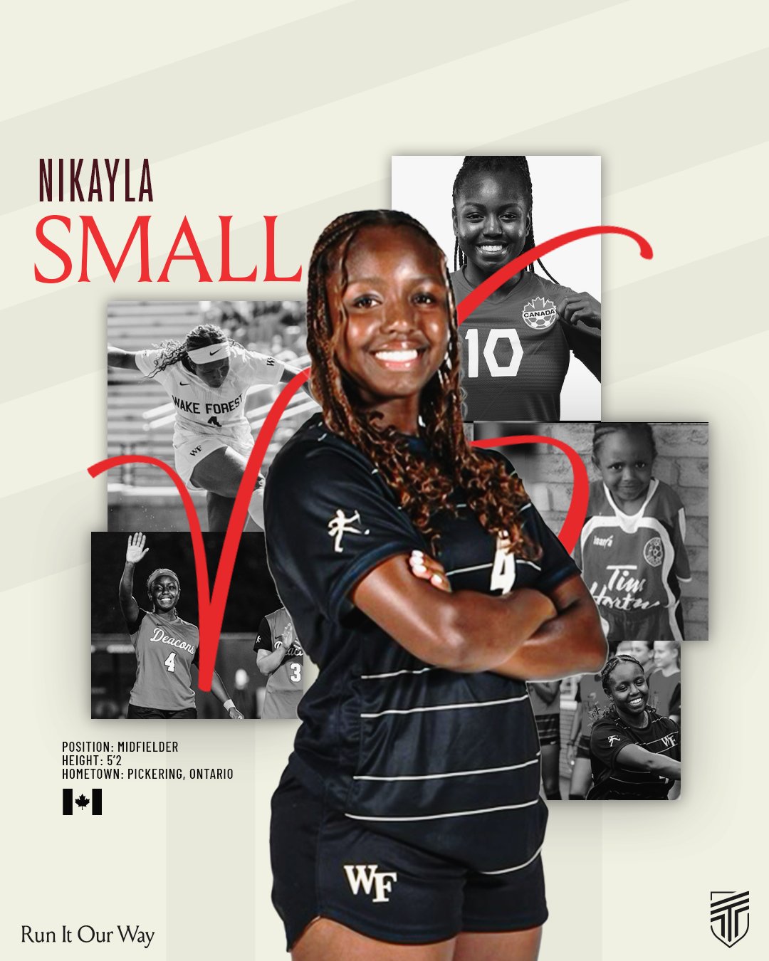 Nikayla Small during training session